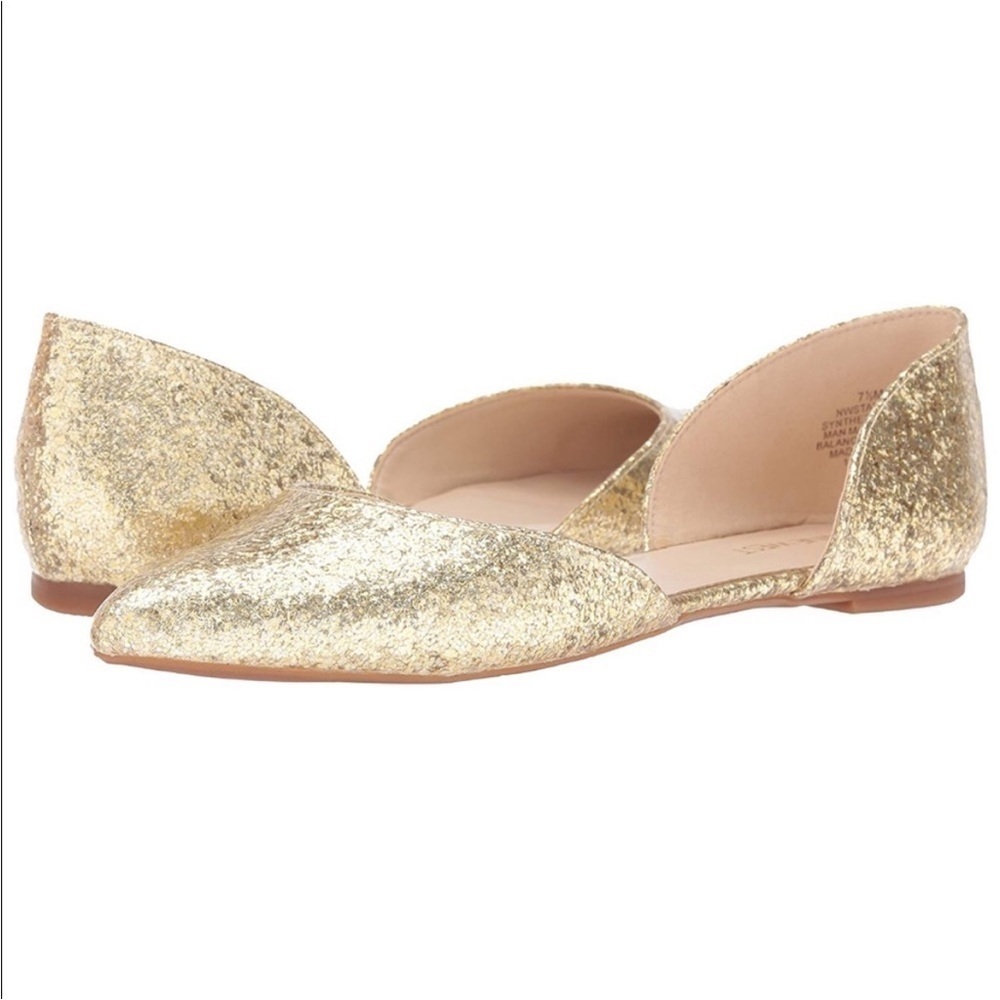 Nine West Gold Women's Flats